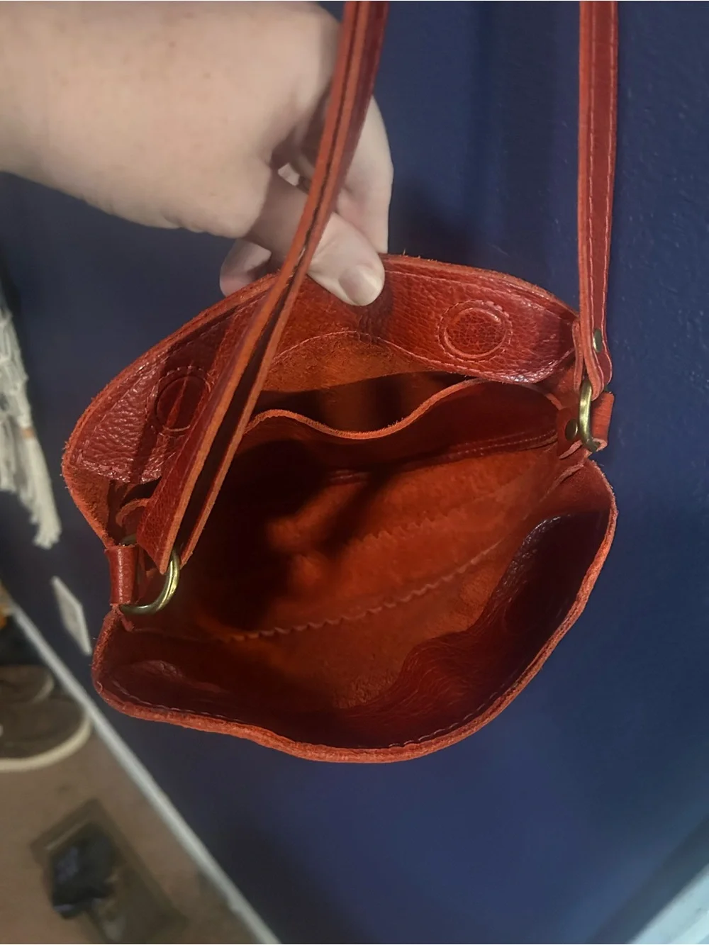 Portland Leather Small Koala Chili Red